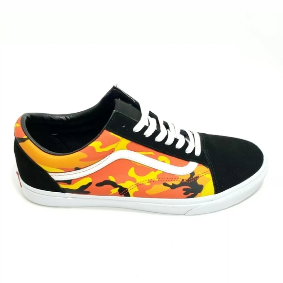 black orange vans